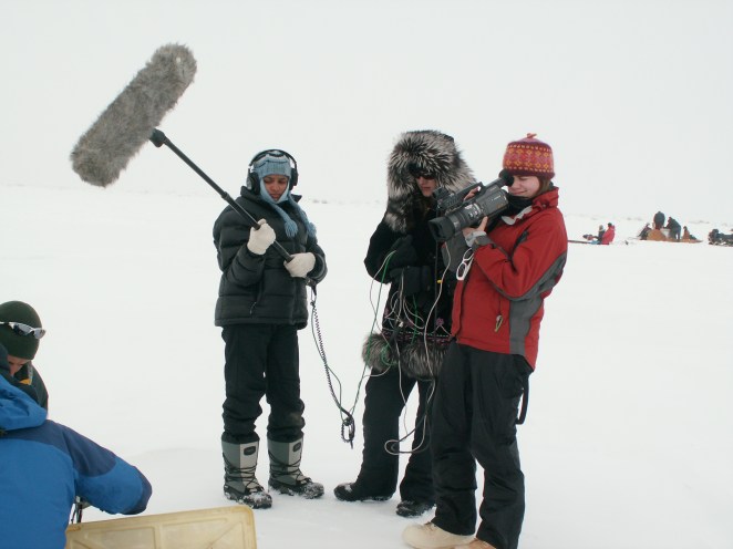 Students on Sea Ice Film Crew